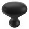 Hickory Hardware Williamsburg Collection Knob 1-1/4 Inch X 13/16 Inch  Matte Black Finish P3054-MB - alternate 6